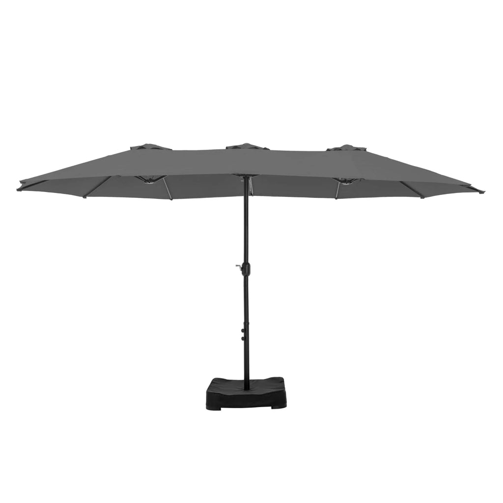 MAISON ARTS Ombrellone Doppio da 4,5 m, Extra Large, per Patio, con Base Inclusa