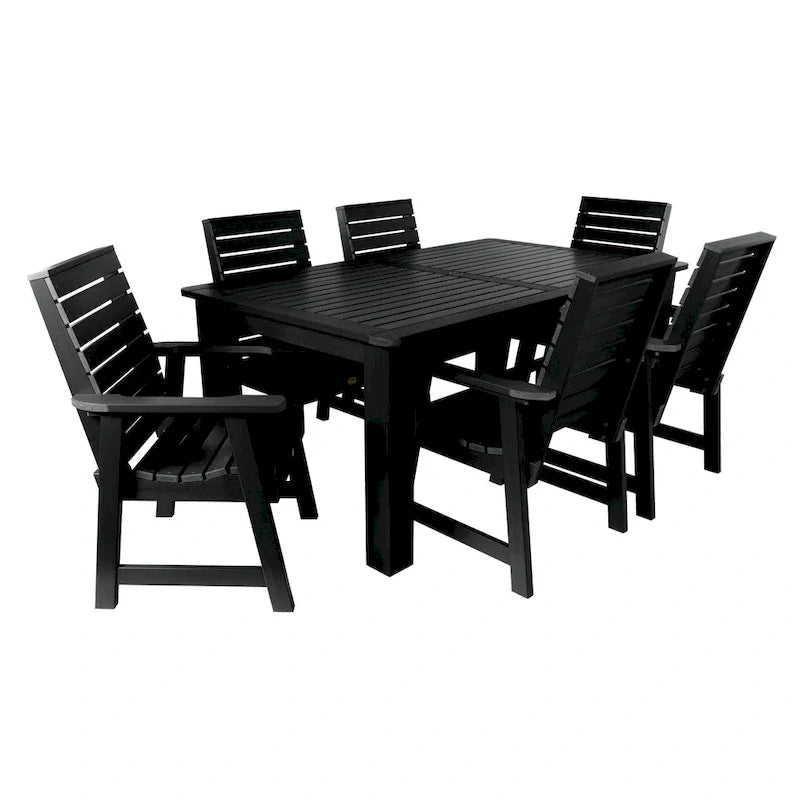 HIGHWOOD PROFESSIONAL Set da pranzo da esterno 7 pezzi 42x72