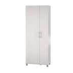 Tall Asymmetrical Storage Cabinet – 7 Compartments, Adjustable Shelves, Modern