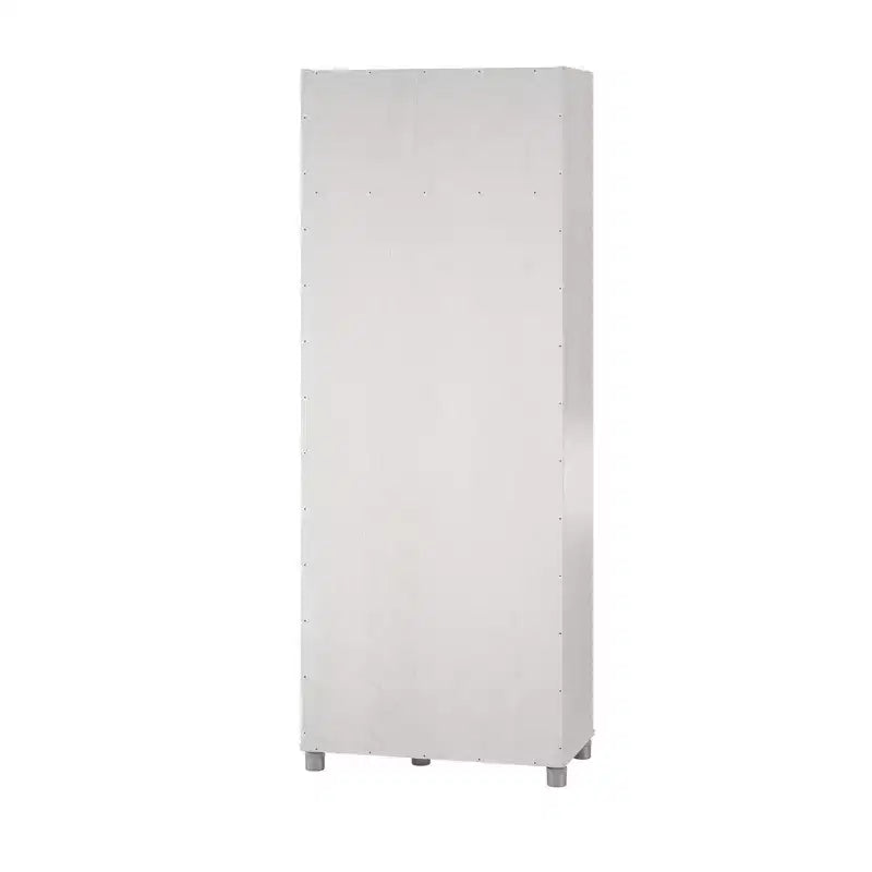 Tall Asymmetrical Storage Cabinet – 7 Compartments, Adjustable Shelves, Modern