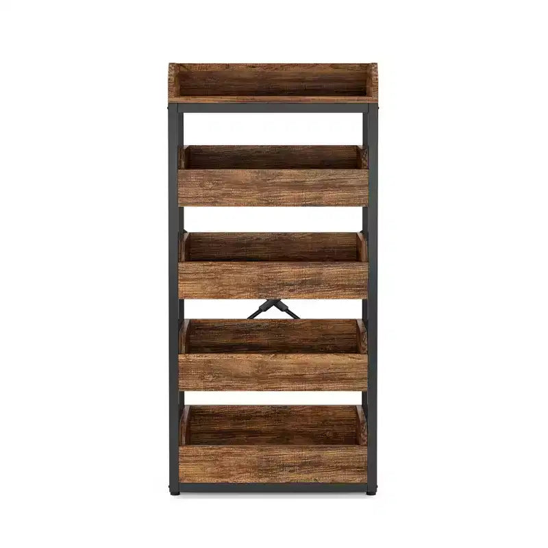 5-Drawer Pull-Out Storage Rack – Large Capacity Kitchen & Pantry Organizer