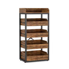 5-Drawer Pull-Out Storage Rack – Large Capacity Kitchen & Pantry Organizer