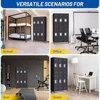 6-Door Double-Tier Metal Storage Locker – Steel, Home, Office, Gym & School