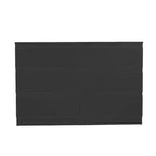 6 Drawers Black Dresser Modern with Spacious Countertop Concealed Handles 6 Deep Drawers for Living Room Entryway
