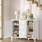 Shoe Storage Cabinet with 3 Door, 4-Tier Freestanding Large Shoe Rack Cabinet for Hallway