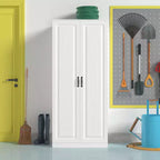 Garage Storage Cabinet with Rotating Shelves & Door Compartments,Multi-Layer Organizer,Sturdy Construction,for Tools & Garden Supplies