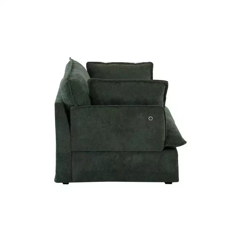 Whisen 47.2 Oversized Accent Chair, Chenille Armchair, Cloud-Like Comfy Single Sofa with Modern Base & Armrest