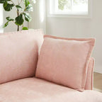 Whisen 47.2 Oversized Accent Chair, Chenille Armchair, Cloud-Like Comfy Single Sofa with Modern Base & Armrest