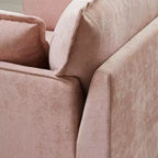 Whisen 47.2 Oversized Accent Chair, Chenille Armchair, Cloud-Like Comfy Single Sofa with Modern Base & Armrest