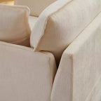 Whisen 47.2 Oversized Accent Chair, Chenille Armchair, Cloud-Like Comfy Single Sofa with Modern Base & Armrest