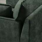 Whisen 47.2 Oversized Accent Chair, Chenille Armchair, Cloud-Like Comfy Single Sofa with Modern Base & Armrest