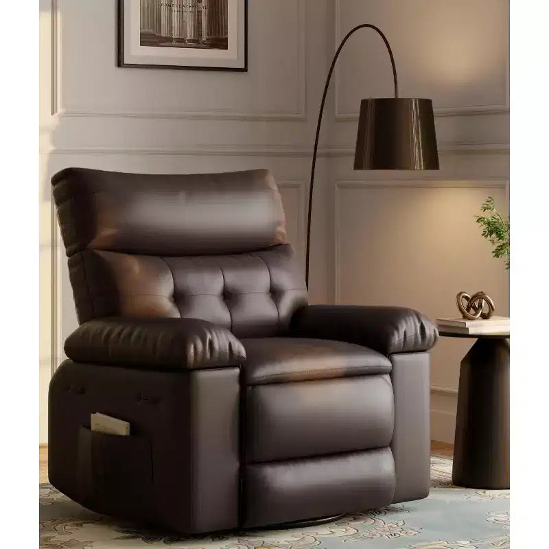 Power Lift Recliner Chair with Heat and Massage, Giant 27 Wide Seat, 360 Swivel Manual Rocker, Remote Control Oversized Recliner for Living Room