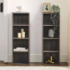 MAYEERTY 8-Tier Media Tower, CD DVD Storage Adjustable Shelves, Home Office, Multi-Use