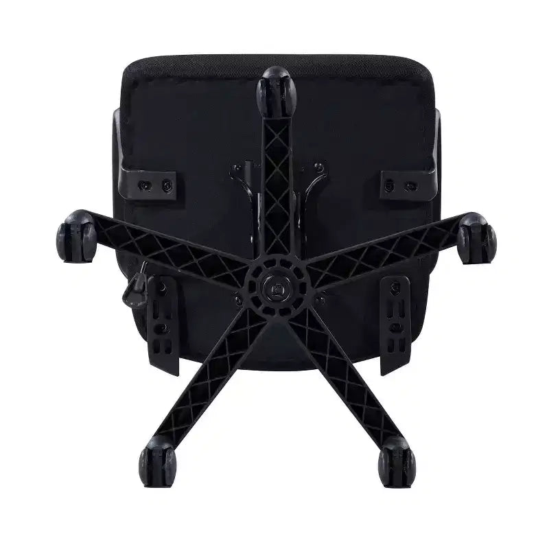 Homy Casa Mid-Back Mesh Desk Chair with Adjustable Height for Home Office or Study Area, Black