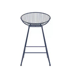 GDFStudio Orin Modern Mesh Steel Bar Stool