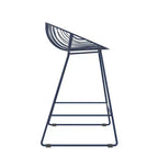 GDFStudio Orin Modern Mesh Steel Bar Stool