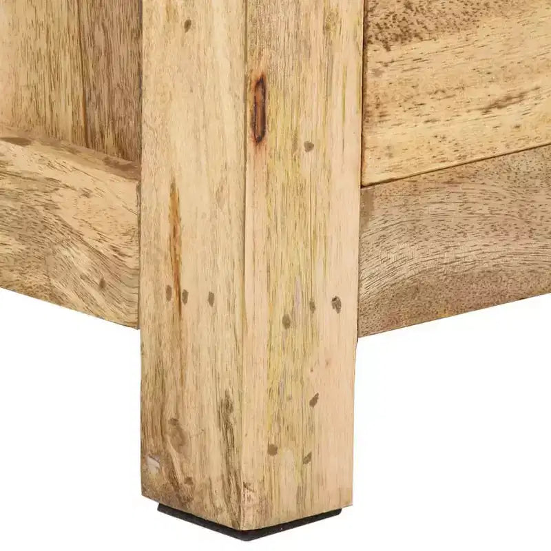 vidaXL Bedside Cabinet 17.7x13.8x23.6 Solid Mango Wood