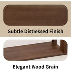 Okak Modern Solid Wood Veneer Console Table with Ample Storage Tier,Behind Sofa Table Bar Table for Living Room,Hallway