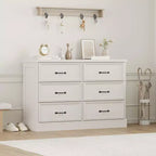 COZONY 6 Drawer Nightstand, Wood Bedside Storage Cabinet with Spacious Drawers, Space-Saving Bedroom Side Table Organizer