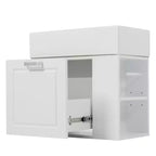 21.8 Wall Bathroom Cabinet with Sink, Bathroom storage Cabinet with Drawers, Single Sink Bathroom Vanity with Adjustable Shelf