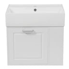 21.8 Wall Bathroom Cabinet with Sink, Bathroom storage Cabinet with Drawers, Single Sink Bathroom Vanity with Adjustable Shelf