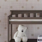 Child Craft Flat Top Infant Changing Table, Water-Resistant Pad and Safety Strap, Anti-Tip Kit Included to Prevent Tipping, Baby Safe Finish