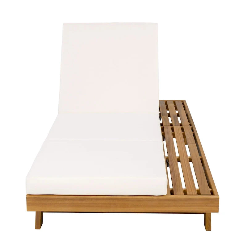 Christopher Knight Home - Michael, set di 2 chaise longue da esterno in acacia