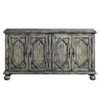 Acme Furniture Pavan Decorative Storage Cabinet Rustic Gray