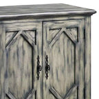 Decorative Storage Cabinet Rustic Gray