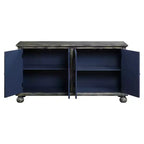Decorative Storage Cabinet Rustic Gray