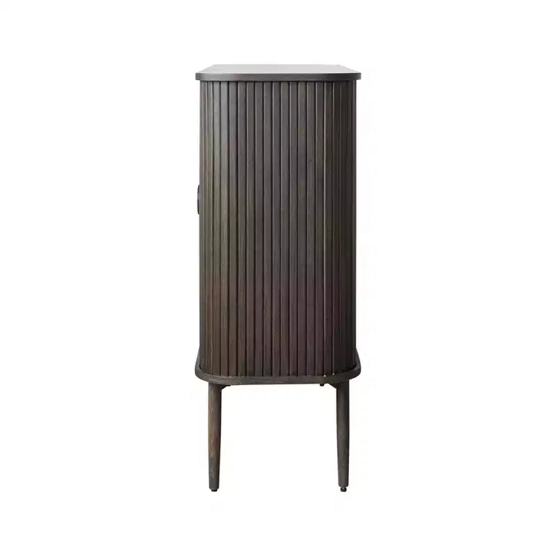 28.5" Tall 2-Door Storage Cabinet – Rubberwood & MDF, No Assembly
