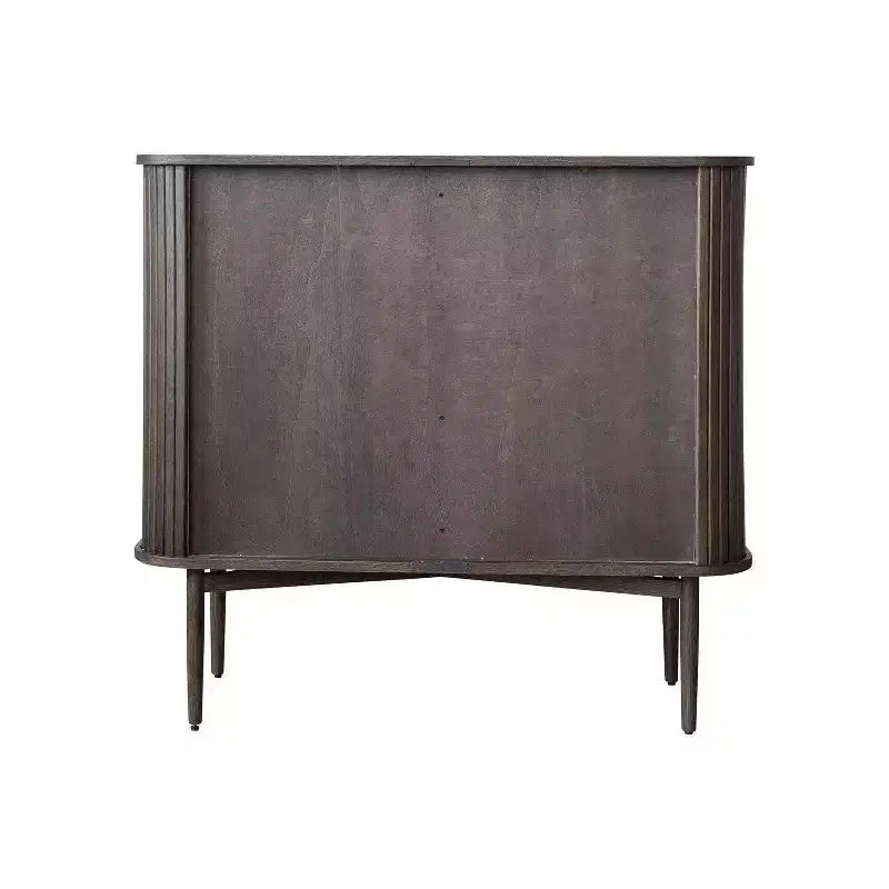 28.5" Tall 2-Door Storage Cabinet – Rubberwood & MDF, No Assembly