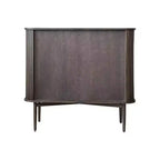 28.5" Tall 2-Door Storage Cabinet – Rubberwood & MDF, No Assembly