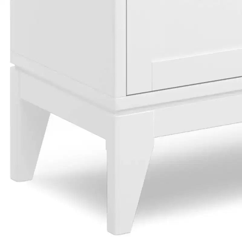 Low Storage Cabinet White