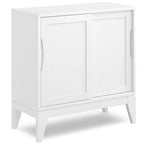 Low Storage Cabinet White