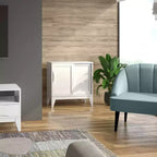 Low Storage Cabinet White