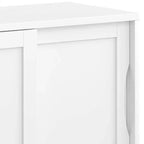 Low Storage Cabinet White