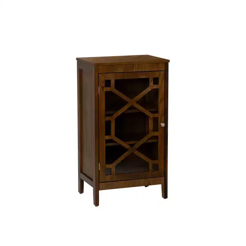 Linon Fetti Small Cabinet Brown