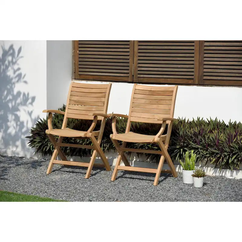 Amazonia Teak Sessa Set da Pranzo Estensibile da Esterno, 13 Pezzi - 13 Pezzi