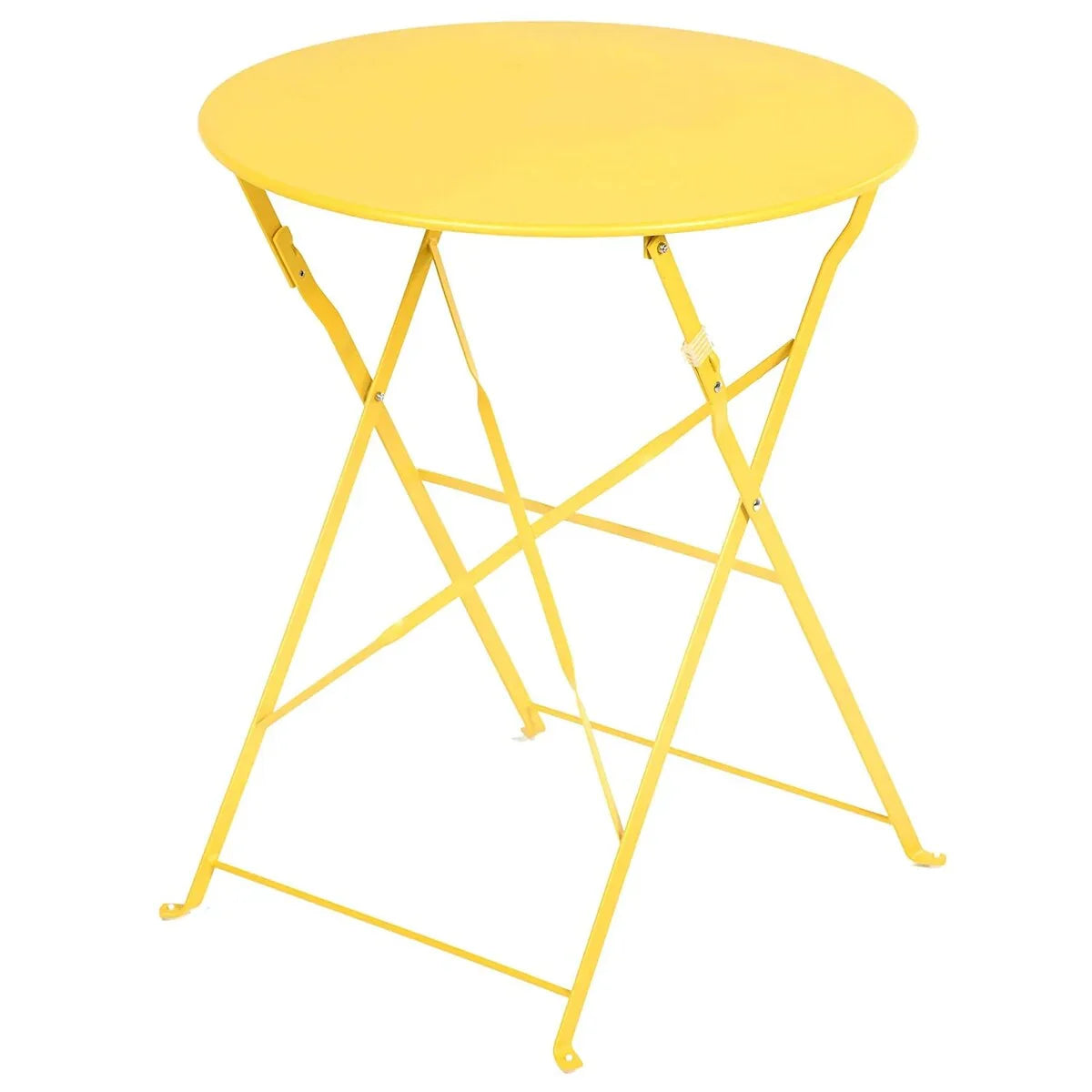 Set bistro pieghevole in metallo da 3 pezzi, set conversazione resistente alle intemperie per esterni/interni, per patio, cortile, giardino
