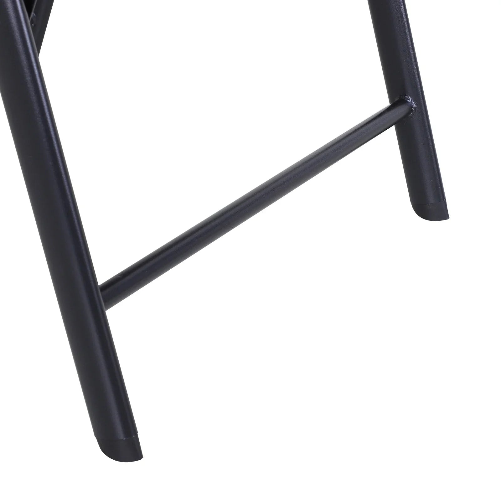 Set di 4 sedie pieghevoli Outsunny per patio, dal design semplice ed elegante, comode per terrazza, giardino, cortile e viaggio