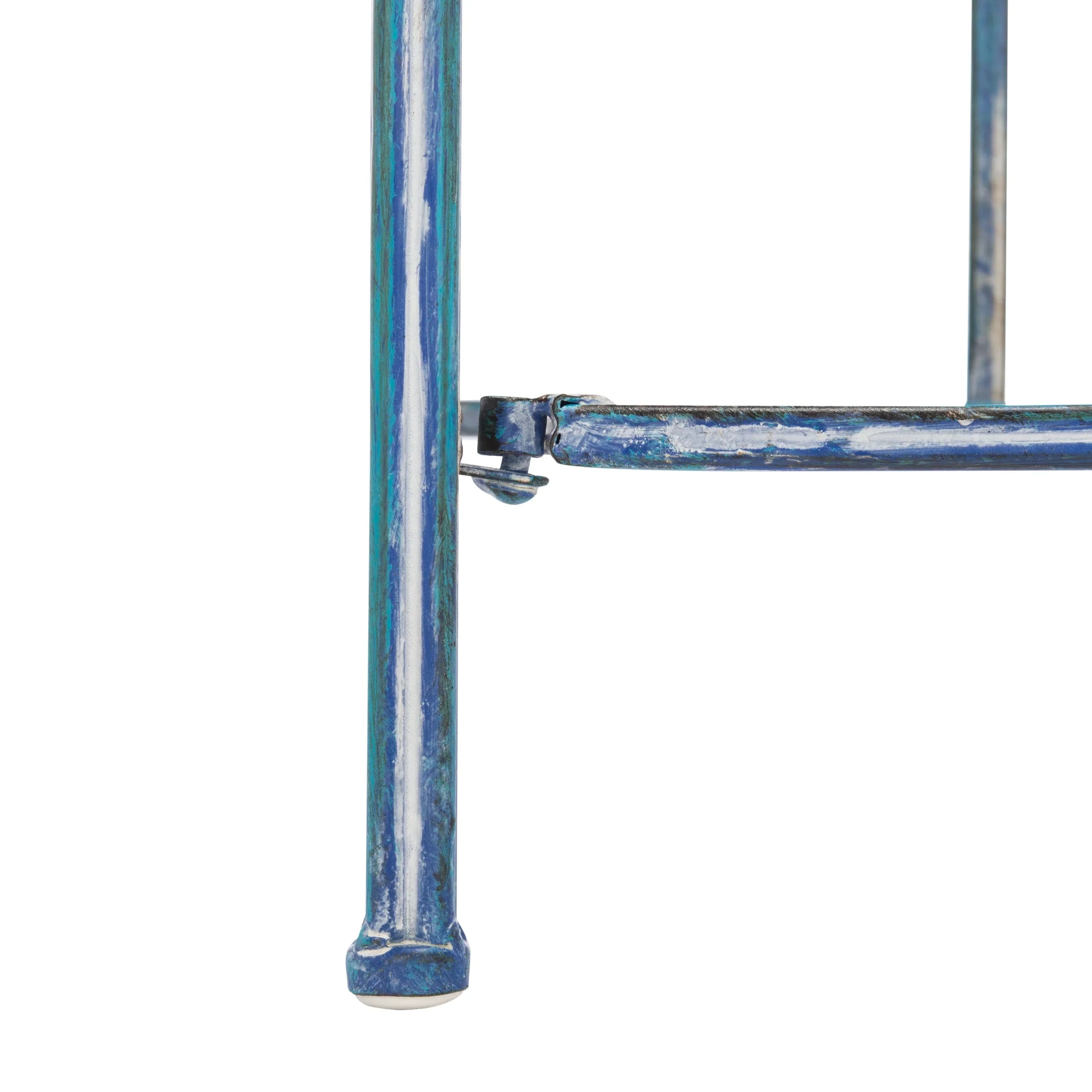 SAFAVIEH Bryn Scaffale da panettiere da esterno a 4 ripiani in ferro battuto vittoriano - 25 pollici L x 15 pollici P x 63 pollici H - 25 L x 15 P x 63 H