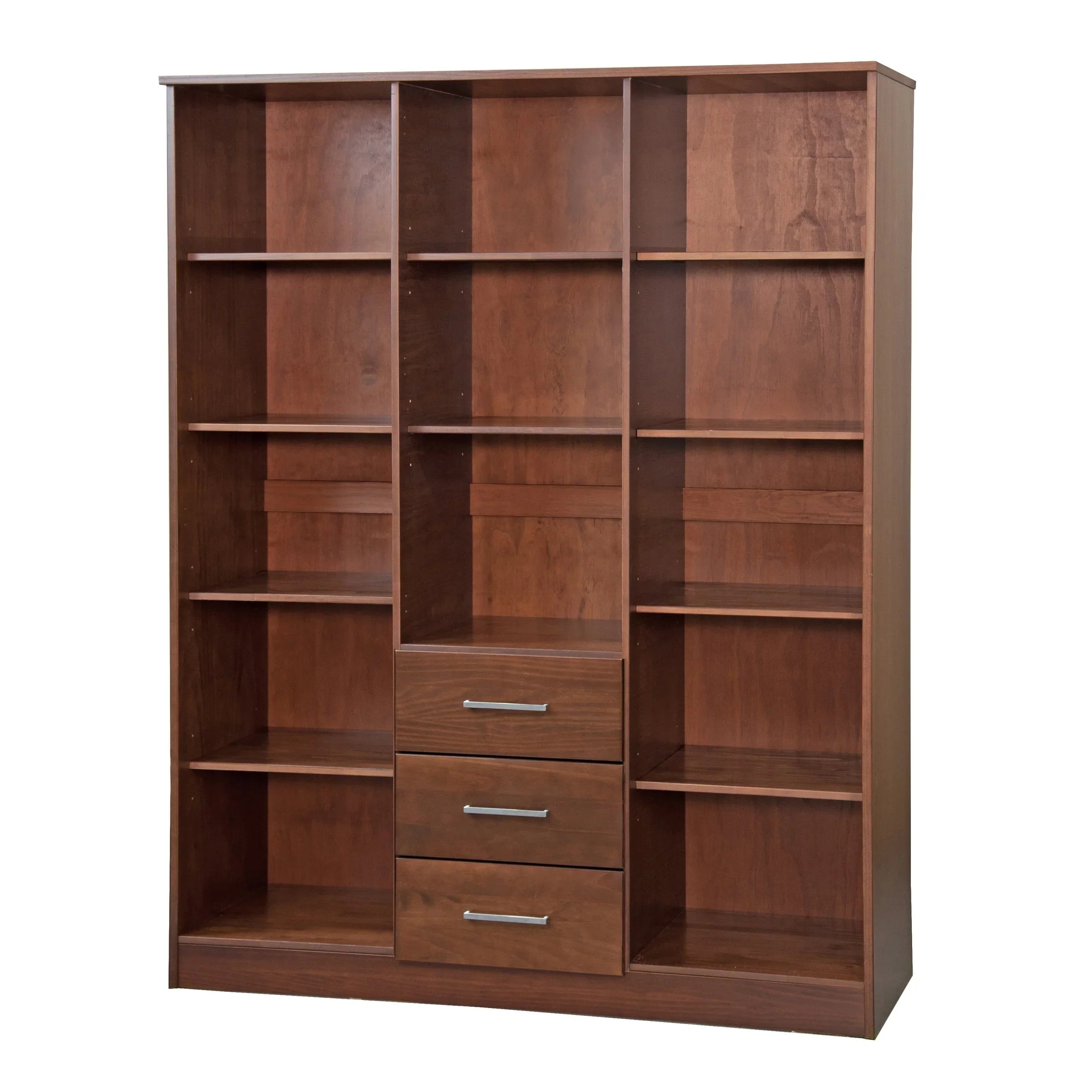 Palace Imports Armadio a 3 ante Cosmo 100% legno massello con ante in legno massello o a specchio