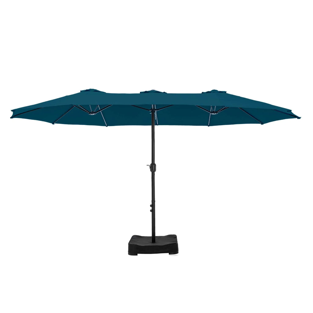 MAISON ARTS Ombrellone Doppio da 4,5 m, Extra Large, per Patio, con Base Inclusa