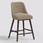 27 Geller Counter Height Barstool with Footrest in Textured Linen - Threshold