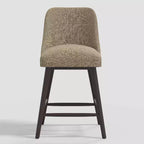27 Geller Counter Height Barstool with Footrest in Textured Linen - Threshold
