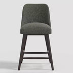 27 Geller Counter Height Barstool with Footrest in Textured Linen - Threshold