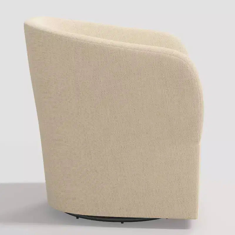 Rhea Swivel Chair in Linen - Threshold