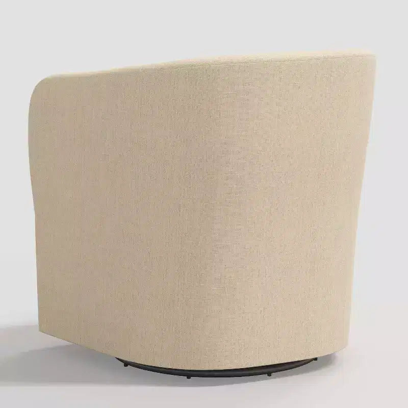 Rhea Swivel Chair in Linen - Threshold