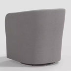 Rhea Swivel Chair in Linen - Threshold